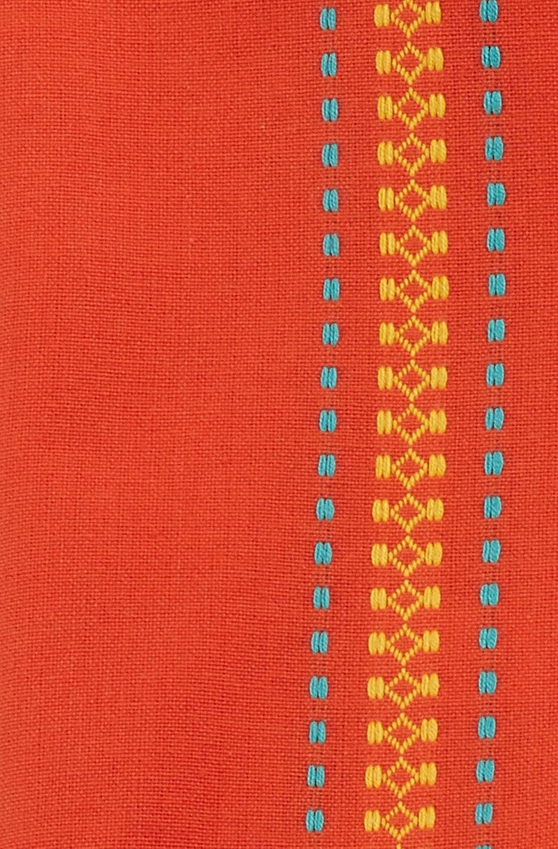 Saro Lifestyle Dobby Border Table Napkins Set of 4 - Image 4