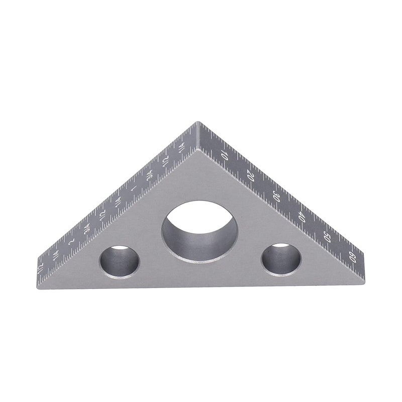 Aluminum Alloy Triangular Ruler 15mm Thick Precision Woodworking Measuring Tool - Image 1