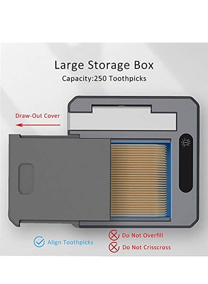 KASTWAVE موزع أعواد الأسنان التلقائي، صندوق حامل أعواد الأسنان الذكي، صندوق أعواد الأسنان بحساس الأشعة تحت الحمراء للمنزل والمطعم والمكتب - Image 5