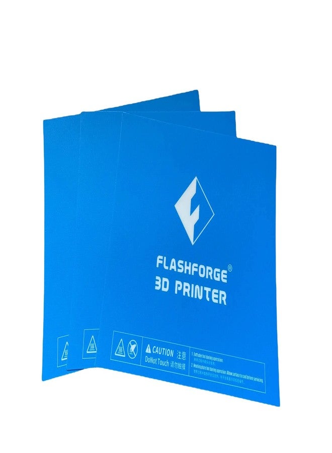 Smilyeez Blue Heated Bed Print Sticker for Build Plate Flashforge Guider II 2S IIS 3D Printer 305 x 265mm (3) - Image 1