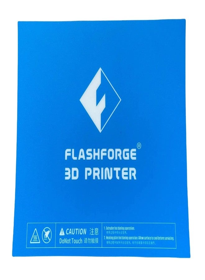 Smilyeez Blue Heated Bed Print Sticker for Build Plate Flashforge Guider II 2S IIS 3D Printer 305 x 265mm (3) - Image 2