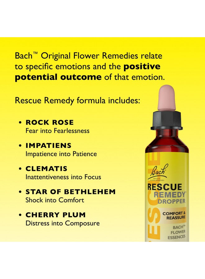 RESCUE RESCUE REMEDY Dropper, 20mL Natural Homeopathic Stress Relief  - Image 3