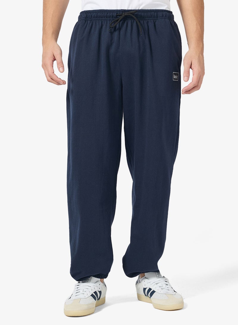 Seventy Five Basics Patch Detail Oversized Joggers - Image 1