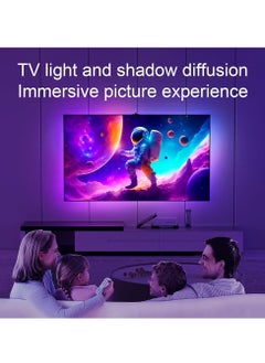 Furtey TV Led Backlight, with AR Sensor, Smart TV Lights Behind That Sync with Screen, Compatible with App Music Sync, for Gaming Room, Bedroom, for TV& Monitor, Bluetooth App Remote Control  - Image 3