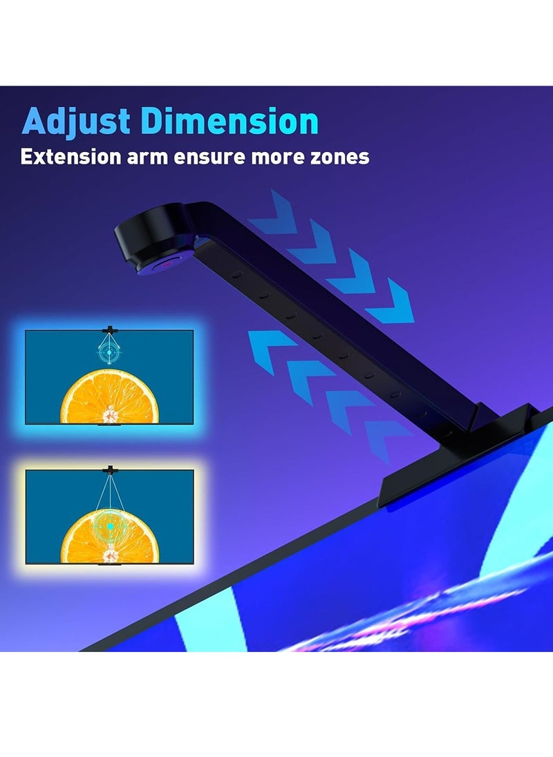 Furtey - TV Led Backlight, with AR Sensor, Smart TV Lights Behind That Sync with Screen, Compatible with App Music Sync, for Gaming Room, Bedroom, for TV& Monitor, Bluetooth App Remote Control - Image 1