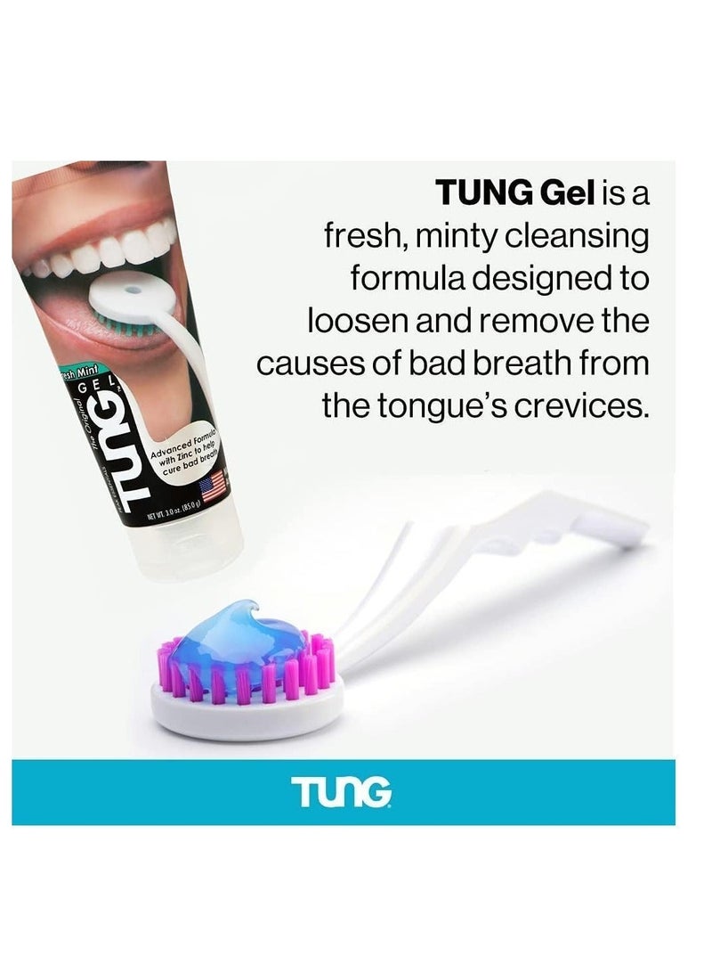 Tung Effective tongue cleanser with multi-color brush - Image 4