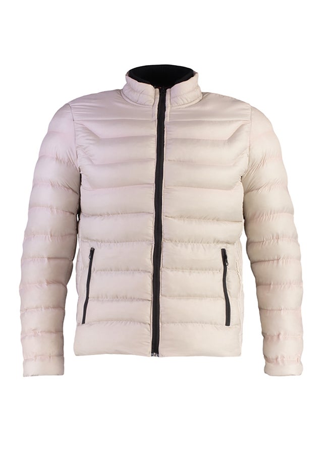 trendyol - Stone Regular Fit Stand Collar Inflatable Wind Resistant Coat TMNAW23MO00001 - Image 1