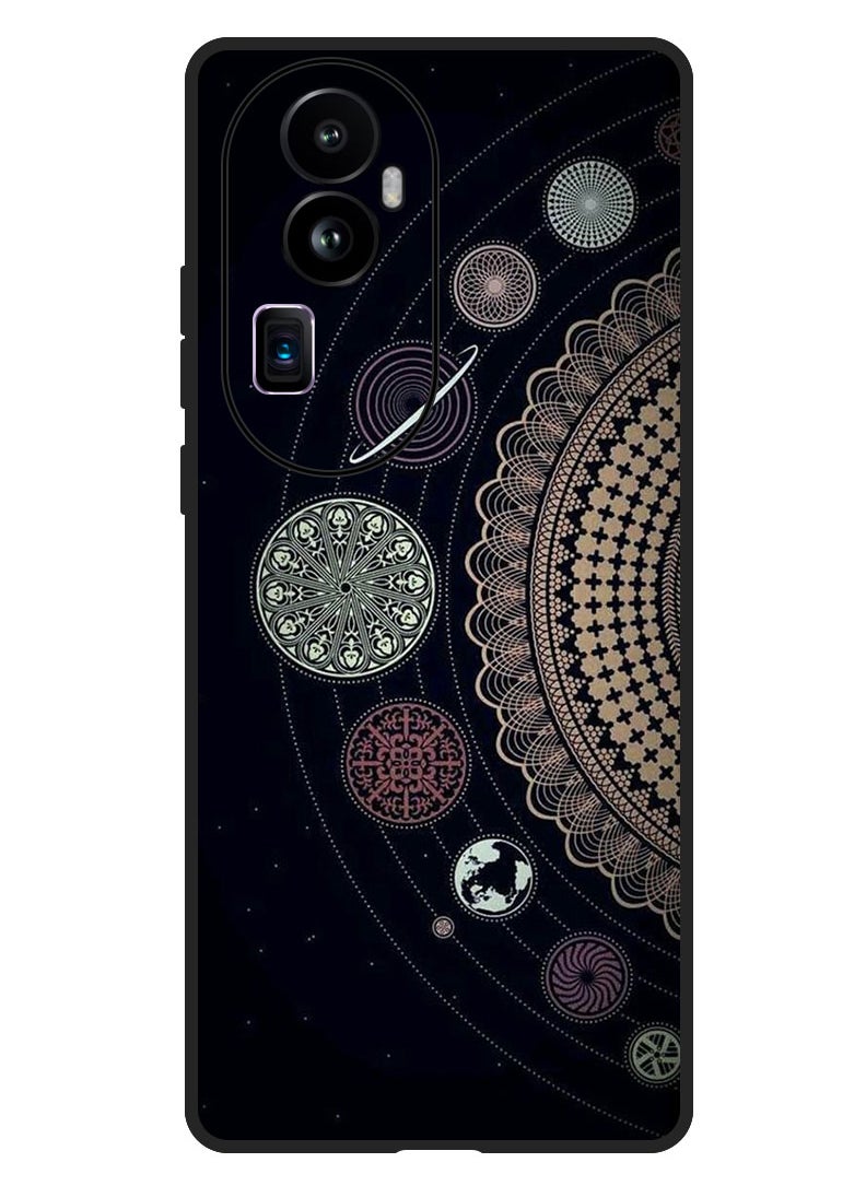 Theodor Protective Case Anti Scratch Shock Proof Bumper Cover For Oppo Reno 10 Pro Plus Mandala Art (2)  - Image 1