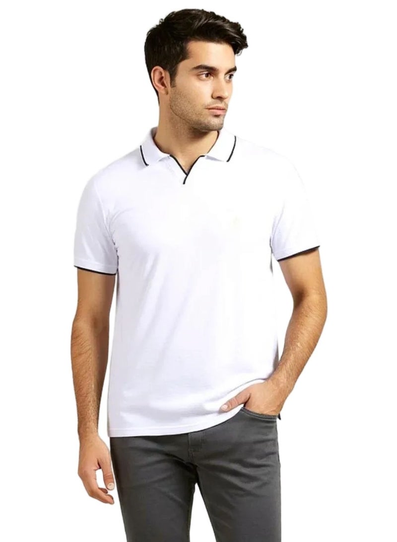 French Connection Basic Premium Cotton Polo Shirt - Image 1