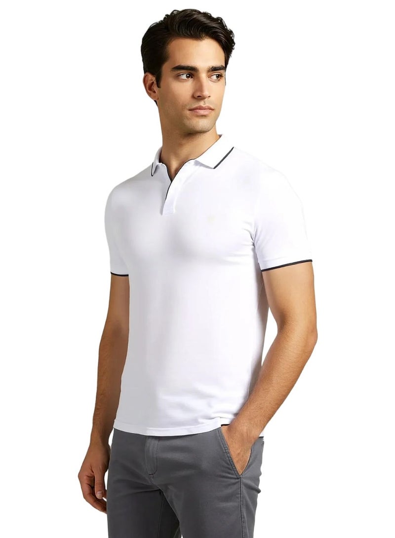 French Connection Basic Premium Cotton Polo Shirt - Image 2