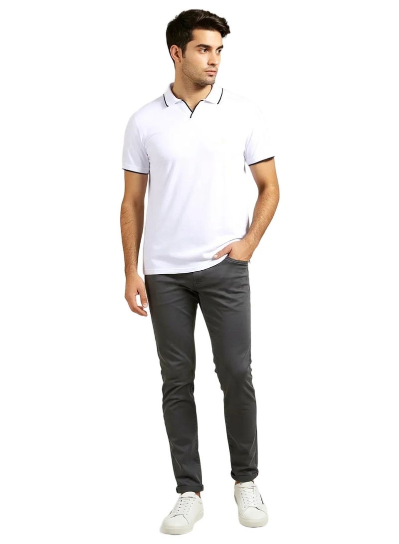 French Connection Basic Premium Cotton Polo Shirt - Image 4