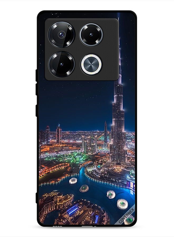 Covernex Infinix Note 40 Pro Plus 5G Protective Case Cover Night View Of Downtown - Image 1