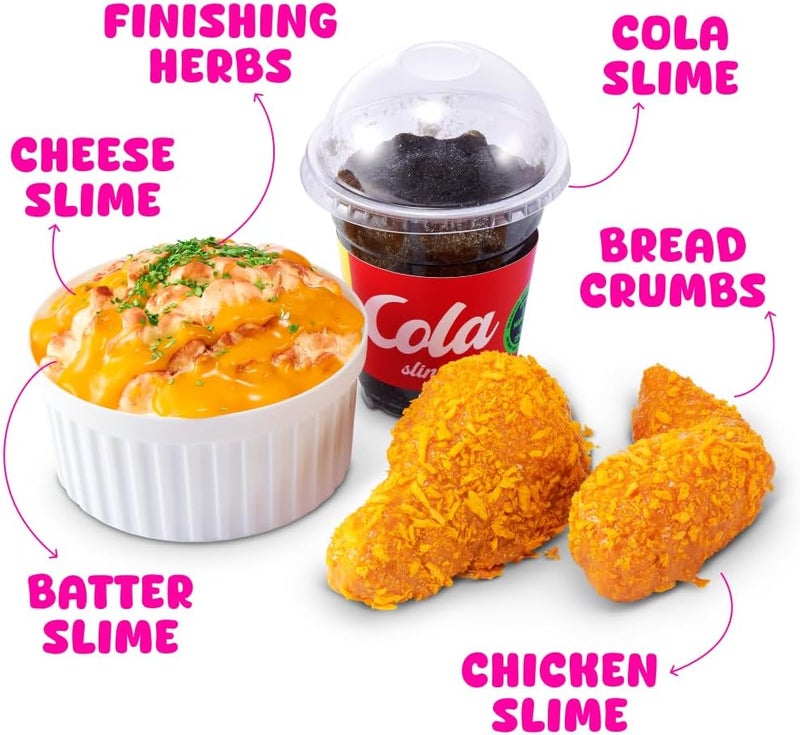 ZURU Slime Mart Small Shopping Basket Fast Food Chicken – Series 2 Mini Collectible - Image 2