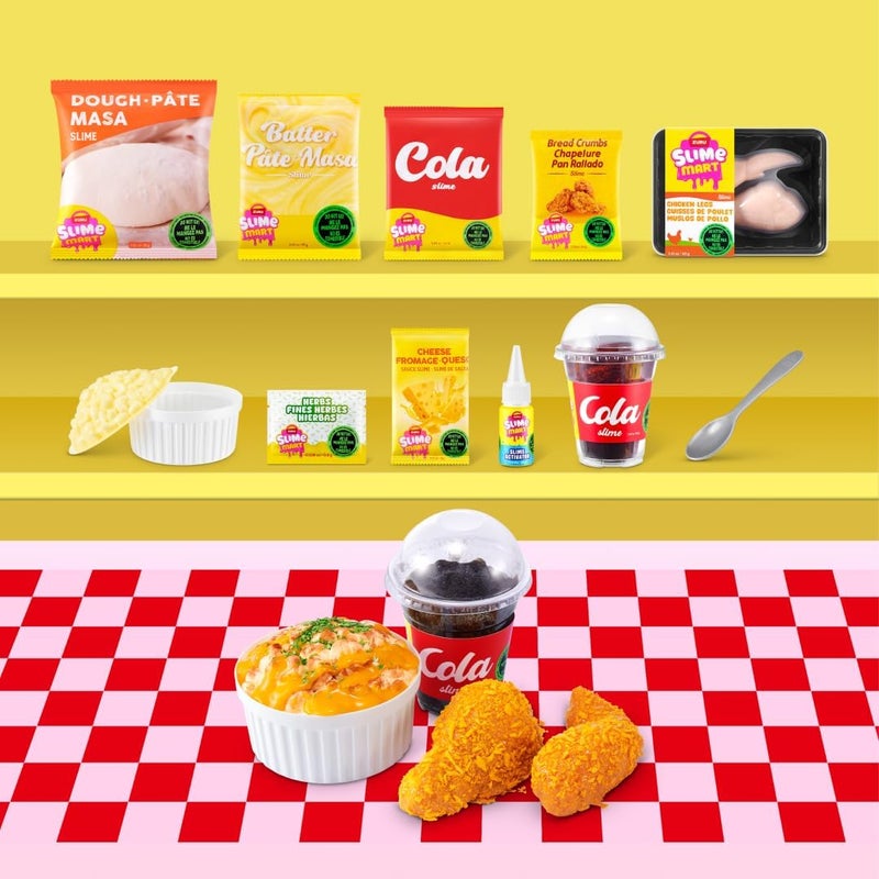 ZURU Slime Mart Small Shopping Basket Fast Food Chicken – Series 2 Mini Collectible - Image 3