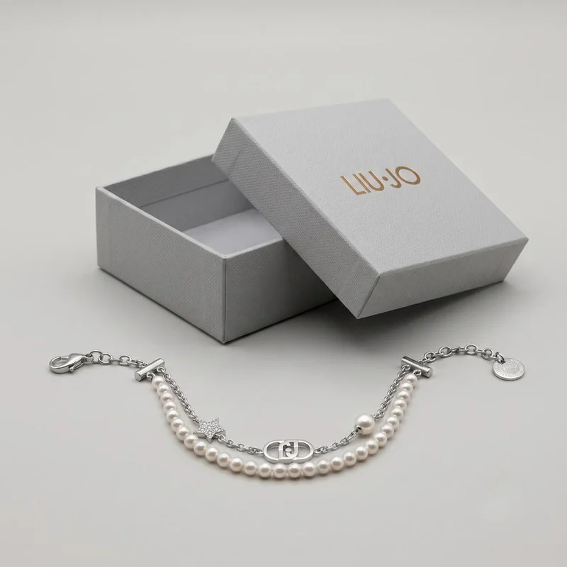 Liu Jo  Liu Jo Perla Silver Bracelet - LJ3165 for Women | Best Price UAE