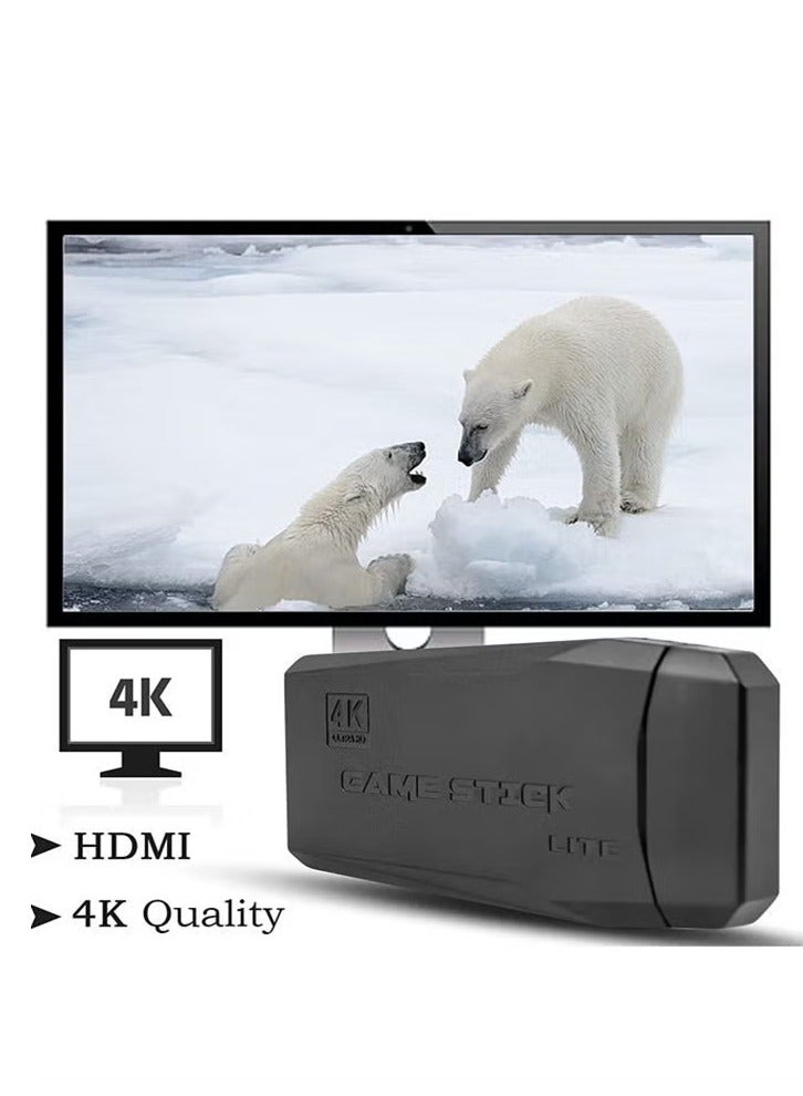 Wireless Retro Game Console,Plug and Play Video Game Stick Built in 10000+ Games,9 Classic Emulators, with Dual 2.4G Wireless Controllers - Image 5