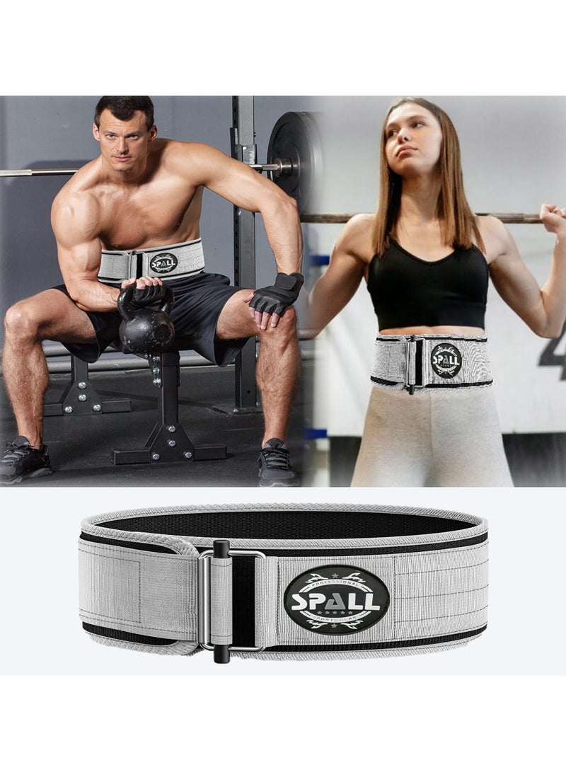 Spall Weight Lifting Belt, Self-Locking Adjustable Gym Belt, Powerlifting & Strength Training Lumbar Support, Durable Nylon Belt for Men & Women Fitness Workouts  - Image 3