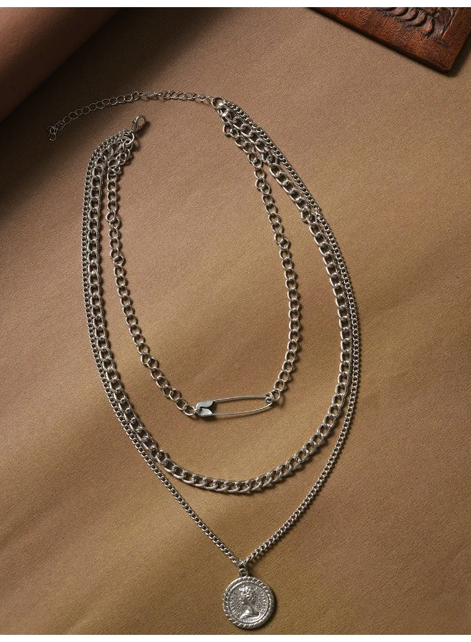 Sohi  Casual Multi-Layer Artificial Necklace Jewellery  | Best Price UAE