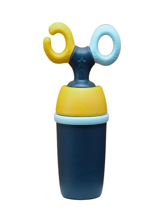 Miracle Moms Baby Fruit Feeder Pacifier | BPA-Free Silicone Teething Toy with Extra Mesh | Safe & Non-Toxic Food Nibbler for 6-12 Months Infants (1, Blue) - Image 1