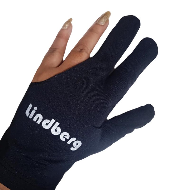 Novafit - Snooker Pool Billiards Nylon Gloves (Black - 2 Pieces) - Image 2