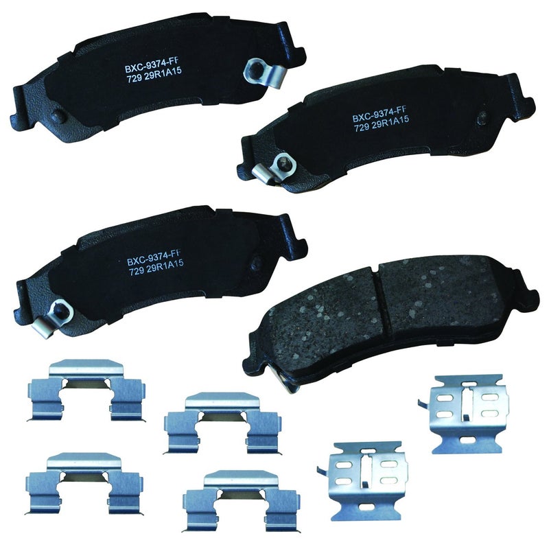 Bendix Premium SBC729 Ceramic Rear Brake Pads for Chevrolet Blazer 2005-1997, S10 2004-1998, GMC Jimmy 2005-1997, Sonoma 2004-1998, Isuzu Hombre 2000-1998, Oldsmobile Bravada 2001-1997 - Image 3