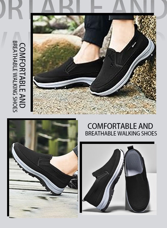 Men's Sports Shoes (Mesh Material) - Functional, Fitness Running, Walking, Fashion, Lightweight, Breathable, Anti-Slip, Comfortable Casual, High-Rebound Memory Foam Tennis Sports Shoes, Shoes - Image 2