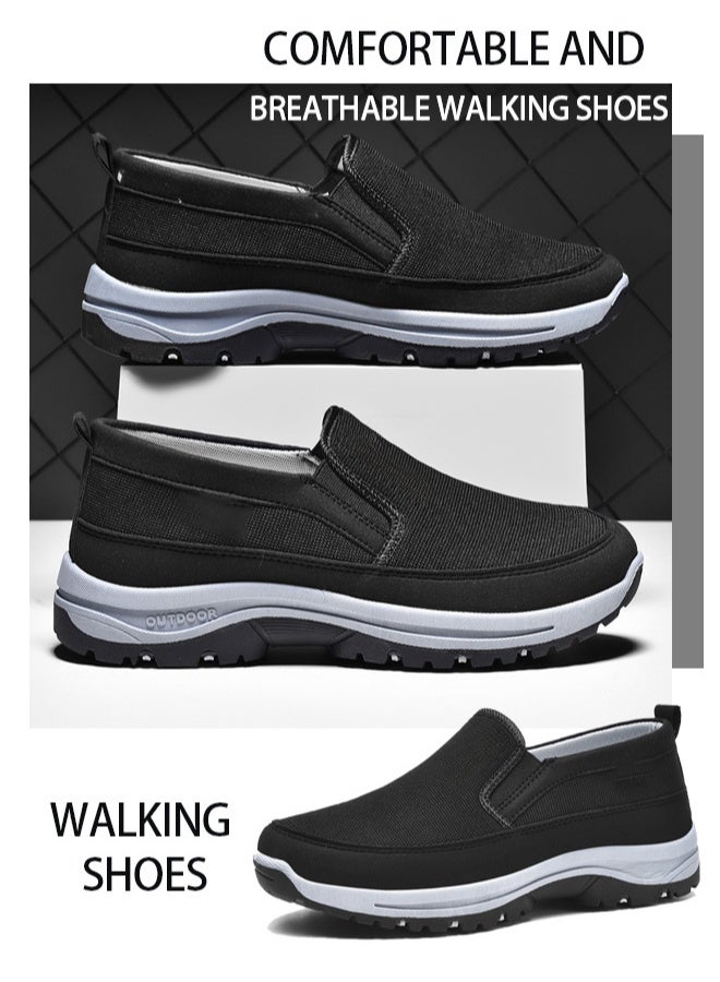 Men's Sports Shoes (Mesh Material) - Functional, Fitness Running, Walking, Fashion, Lightweight, Breathable, Anti-Slip, Comfortable Casual, High-Rebound Memory Foam Tennis Sports Shoes, Shoes - Image 3