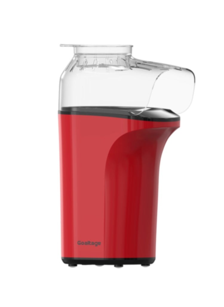 Goaltage  | HealthyPop Popcorn Maker with Hot Air Technology, High Capacity, Measuring Cup, Oil-Free and Compact Design Healthy, Fast, and Efficient Snacking Solution (PCM01))