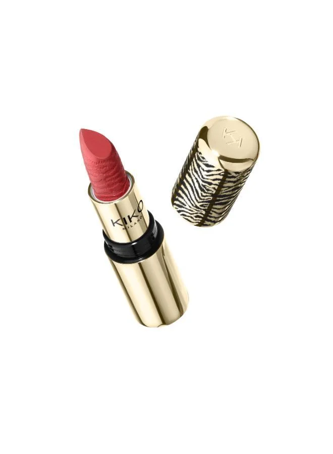 Kiko Milano be fierce Just Cavalli X Kiko Milano Wild-Kisser Lipstick Spf30 05 Be Fierce for Women | Best Price UAE