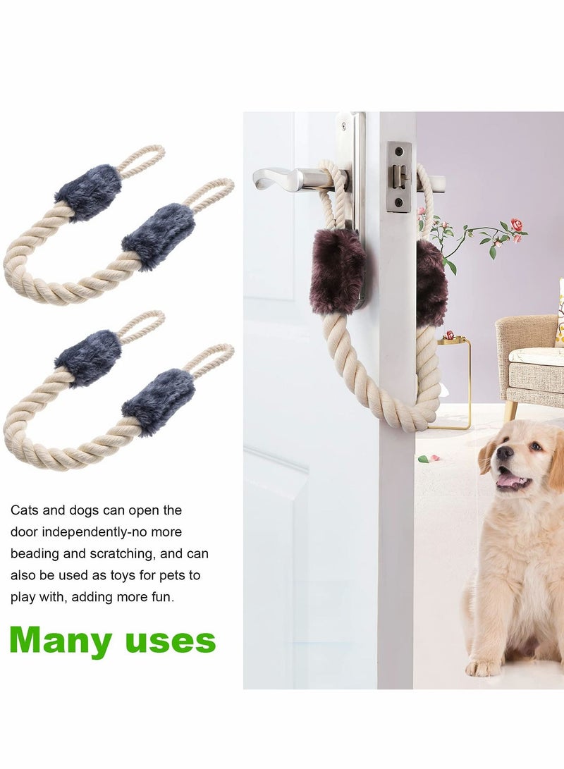 Excefore Door Stop Stopper Rope Anti-Crash Door Handles Rope Anti-Collision Baby Safety Finger Pinch Guard Protectors 4 Pcs - Image 5