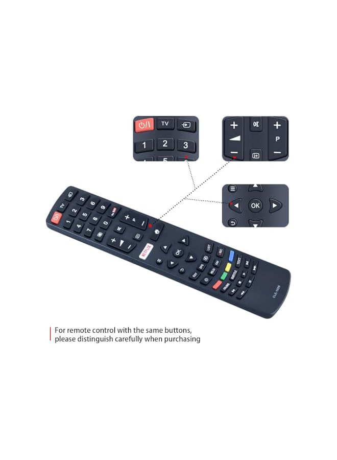 The Bros جهاز تحكم عن بعد لـ HITACHI CLE-1026 CLE-1032 LD32HTS01H LCD LED HDTV TV - Image 5