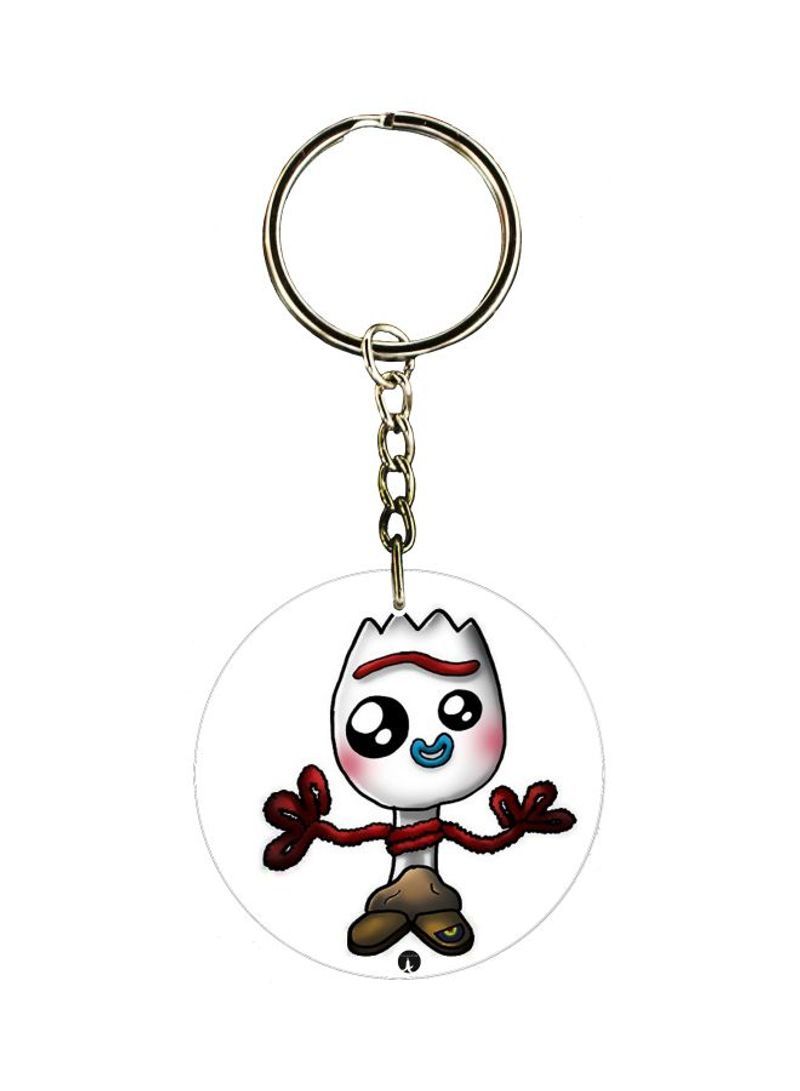 RKN Cartoon Theme Single Sided Keychain