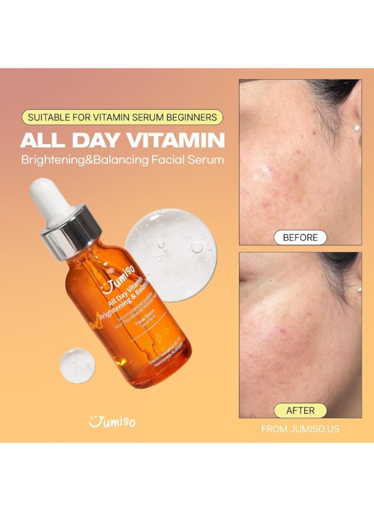 Jumiso All Day Vitamin Serum Brightening & Balancing Facial Serum – Korean Skincare for Radiant, Even-Looking Skin - Image 3