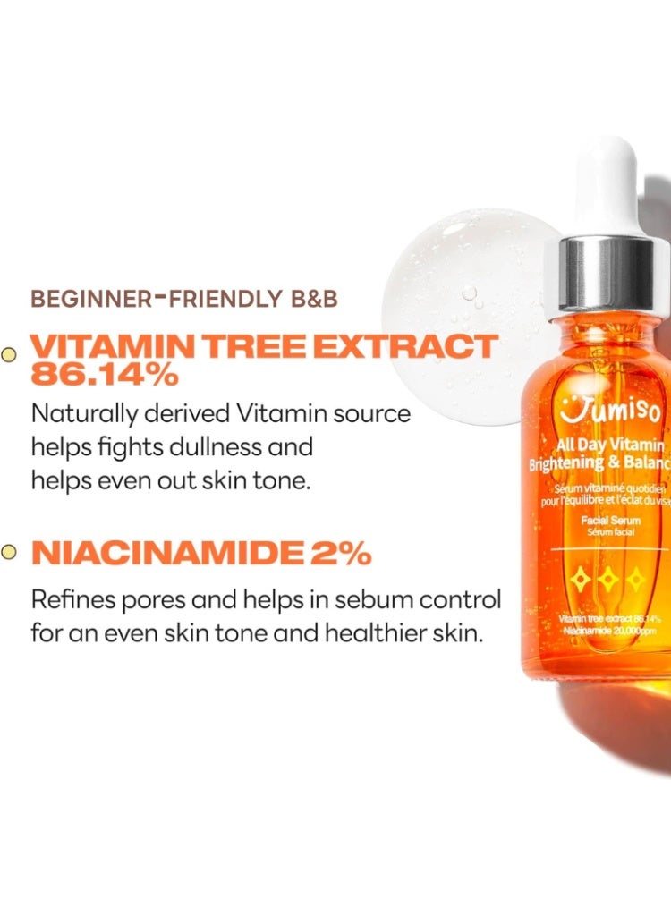 Jumiso All Day Vitamin Serum Brightening & Balancing Facial Serum – Korean Skincare for Radiant, Even-Looking Skin - Image 5