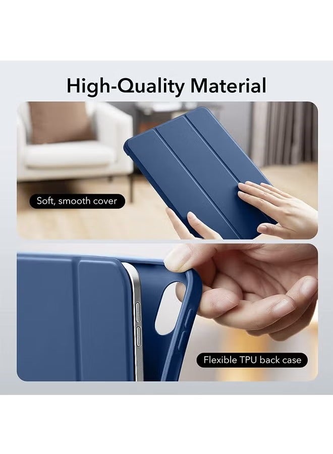 ELTRAZONE iPad Air 13 Inch Case for M4 M3 M2 2026 2025 2024, Smart Cover with Pencil Holder, Supports Pencil Pro & USB-C Pencil, Touch ID Compatible, Auto Wake/Sleep, Trifold Stand Protective Case - Image 5