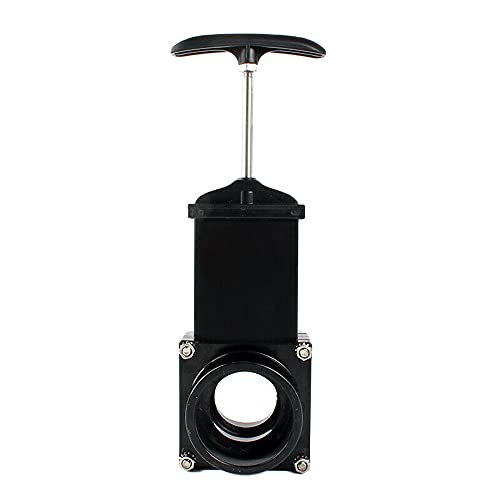 MACHSWON For Outdoor Accessories black Dump Waste Sewer ABS Valve 50mm/1.97inch RV Drain Valve waste valve for Caravan Trailer - Image 4