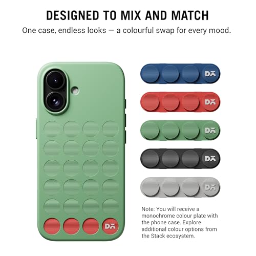 DailyObjects iPhone 17 Stack Signature Magnetic Case Cover | Compatible with Magsafe | Camera & Body Protection | Shock/Scratch Proof| Dual Hybrid Protection | Wireless Charging - Mint Green - Image 4
