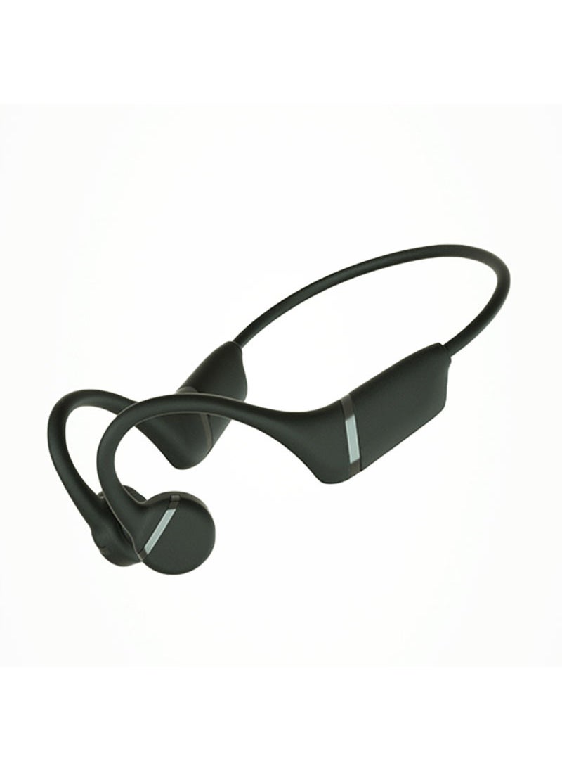 Generic - Explosions H12 Open Bone Conduction Second Generation Wireless Bluetooth Headset Headset Air Conduction Noise Reduction HeadsetH12 black without card H12 black without card - Image 1