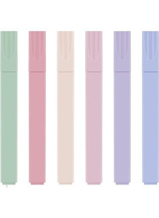 Highlighters Pen 6pcs Cute Pastel Highlighters Aesthetic Highlighter Marker Set Marker Pen - pzsku/ZA96B3B41E7F0FF49D482Z/45/_/1689926786/63ac7b1c-a5ba-4d7e-8f3f-a47b3b3fecd1