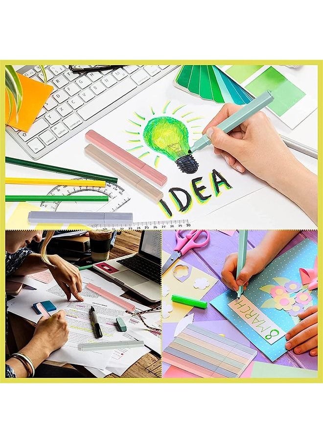 Highlighters Pen 6pcs Cute Pastel Highlighters Aesthetic Highlighter Marker Set Marker Pen