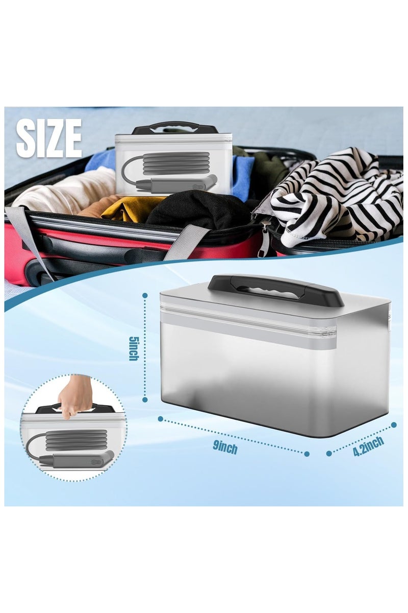 NYVIO Portable Rechargeable Travel Bidet Shattaf – 2.3L Large Water Tank, 2-Speed Flow Control, 1.2M Flexible Hose & Carry Bag – Ideal for Camping, Outdoor, Travel & Personal Hygiene (Black) - Image 5