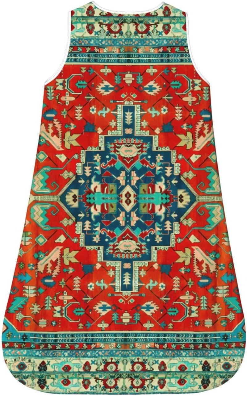 Colorful Tribal Baby Wearable Blanket Infant Boys Girls Sleeping Bags for Newborn Medium - Image 2