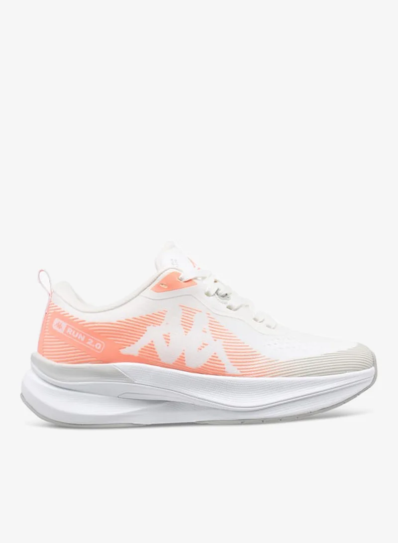 Kappa Women's Logo Detail Sports Shoes with Lace-Up Closure - RUN 2.0