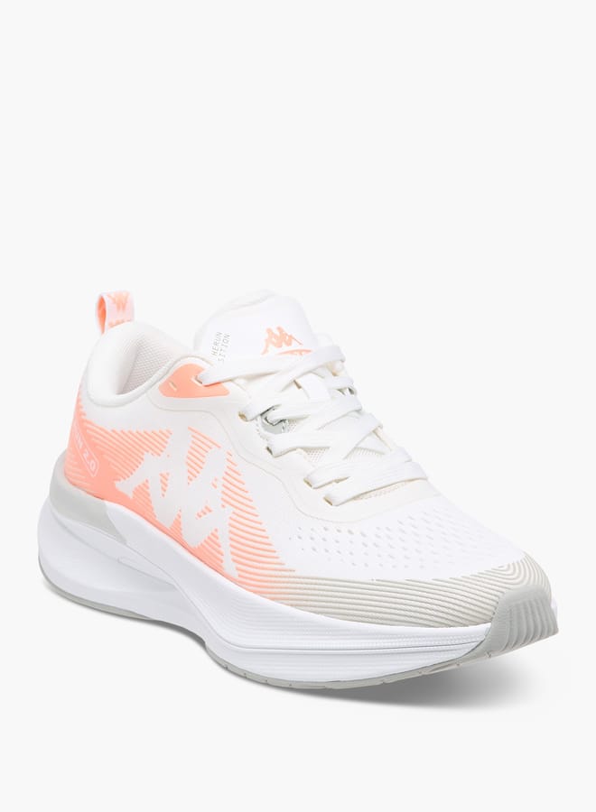 Kappa Women's Logo Detail Sports Shoes with Lace-Up Closure - RUN 2.0 - Image 2