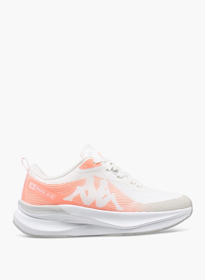 Kappa Women's Logo Detail Sports Shoes with Lace-Up Closure - RUN 2.0 - Image 3
