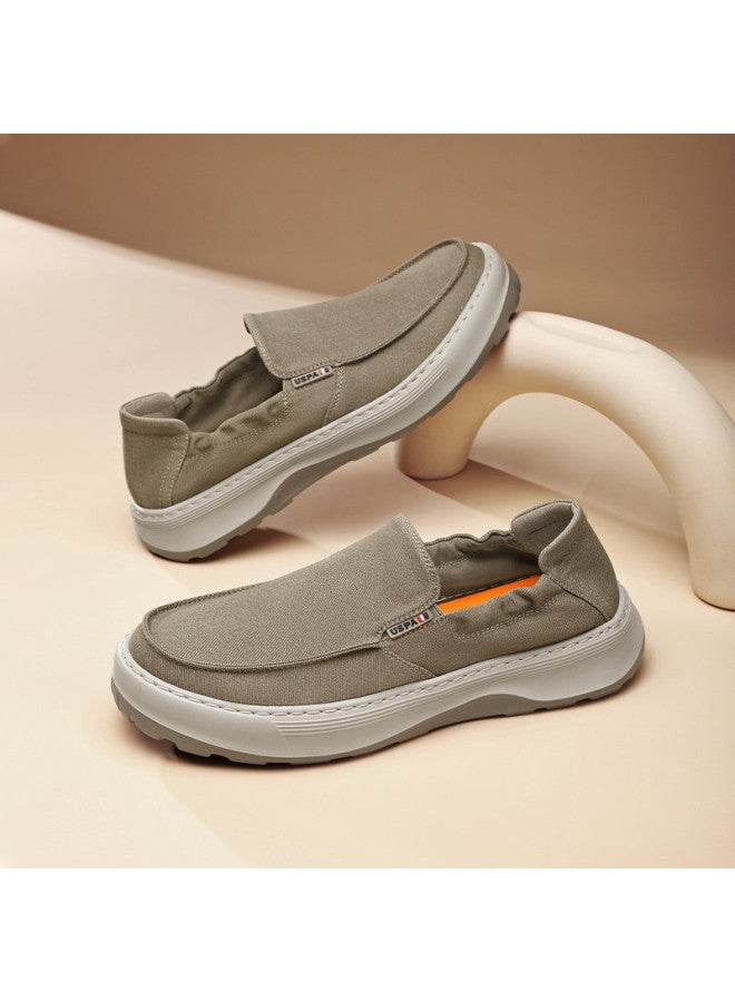 U.S. Polo Assn. Men's Casual Shoes Breathable Canvas Slip-ons Versatile Minimalist Men's Footwear - Image 3