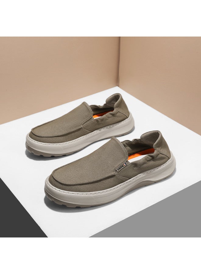 U.S. Polo Assn. Men's Casual Shoes Breathable Canvas Slip-ons Versatile Minimalist Men's Footwear - Image 5