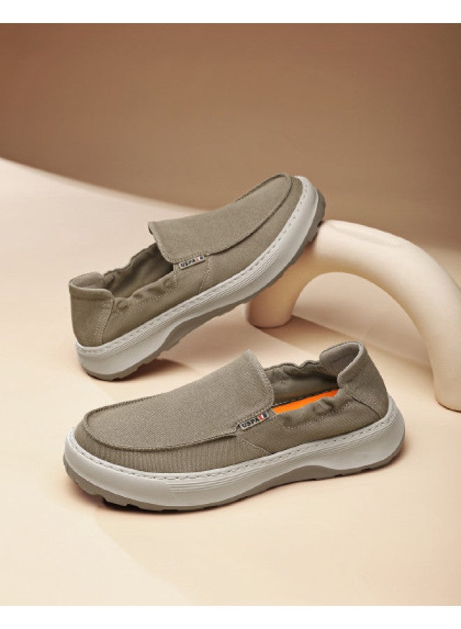 U.S. Polo Assn. Men's Casual Shoes Breathable Canvas Slip-ons Versatile Minimalist Men's Footwear - Image 1