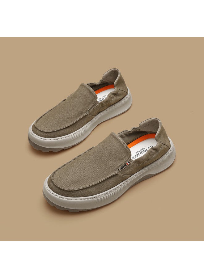 U.S. Polo Assn. Men's Casual Shoes Breathable Canvas Slip-ons Versatile Minimalist Men's Footwear - Image 2