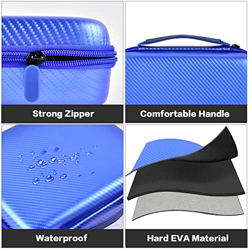 GWCASE حافظة متوافقة مع Halo Bolt Air 58830/57720/ Air+ 55500/ لمجموعة طاقة الطوارئ ACDC Max لبدء تشغيل السيارة مع مضخة الإطارات. حامل شاحن السيارة للطاقة المحمولة لبدء تشغيل البطارية - أزرق (علبة فقط) - Image 3